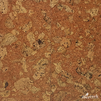 Пробковый клеевой паркет IberCork Леон рохо 4 VG